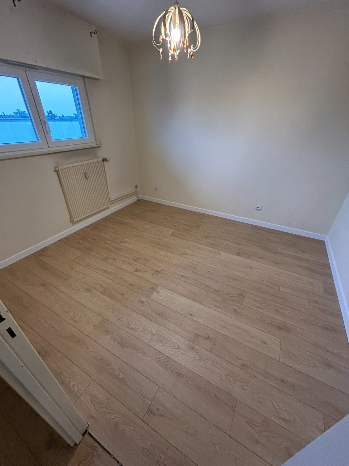 Après - Pose d'un parquet stratifié